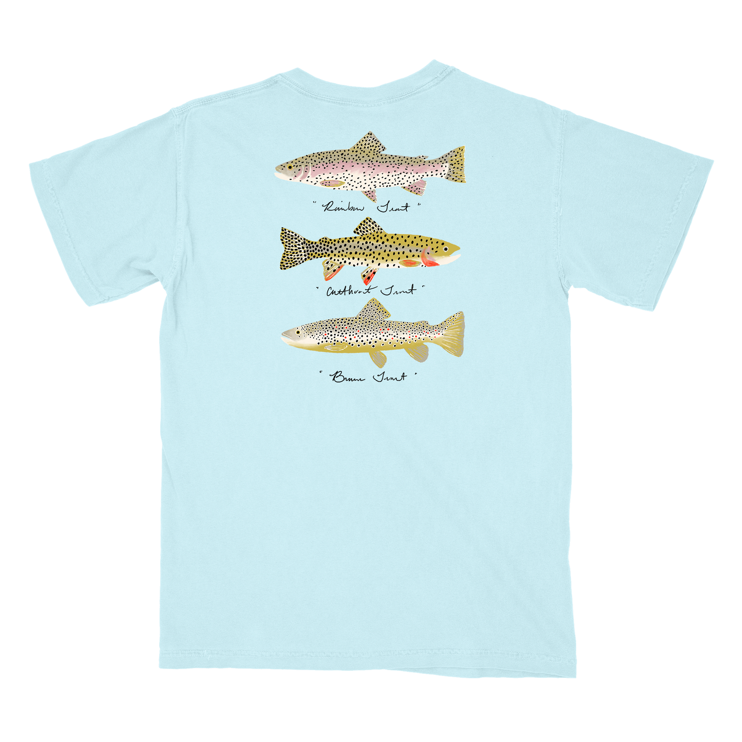 MB Meeks Block Prints Trout Shirt