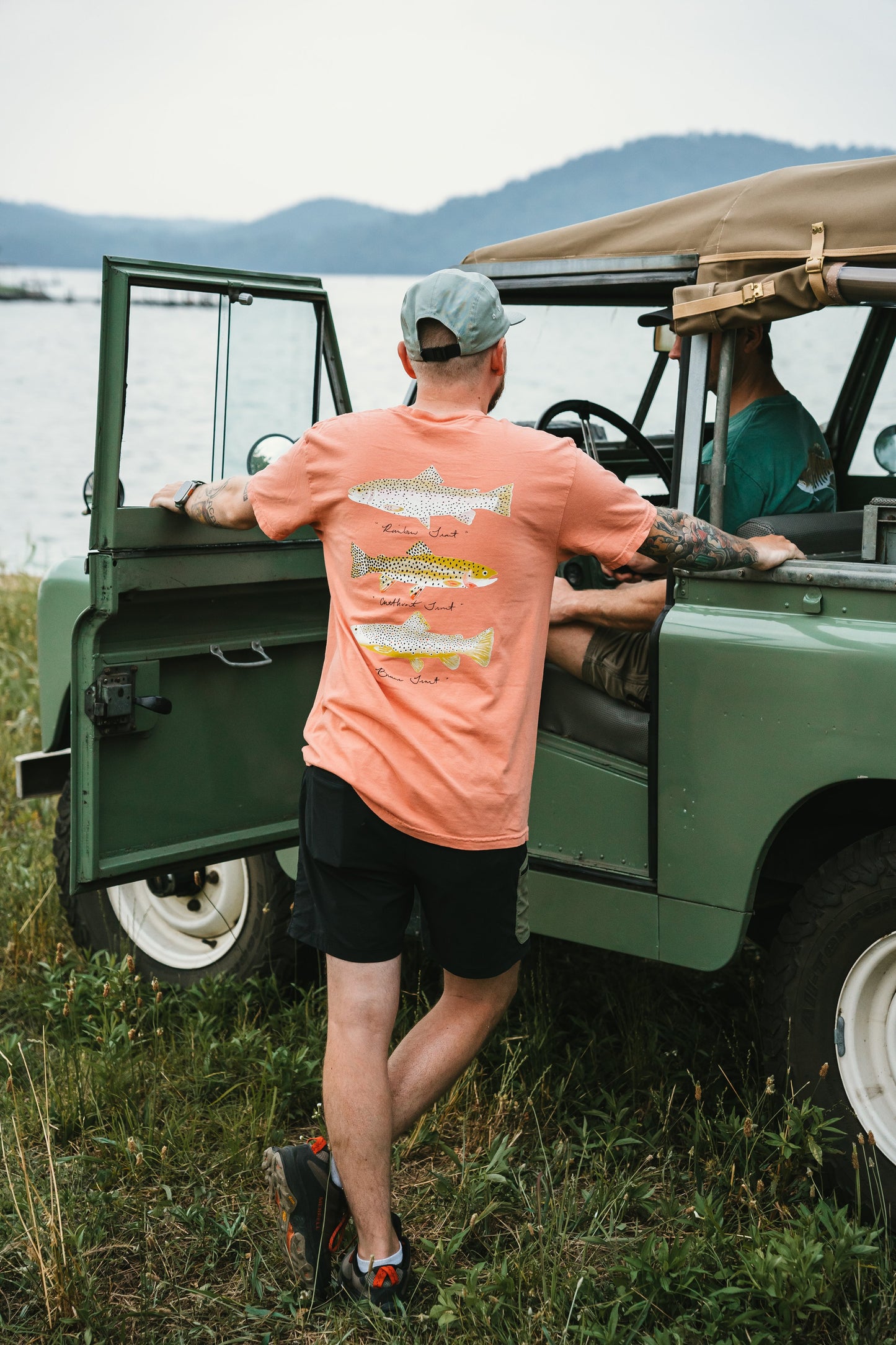 MB Meeks Block Prints Trout Shirt