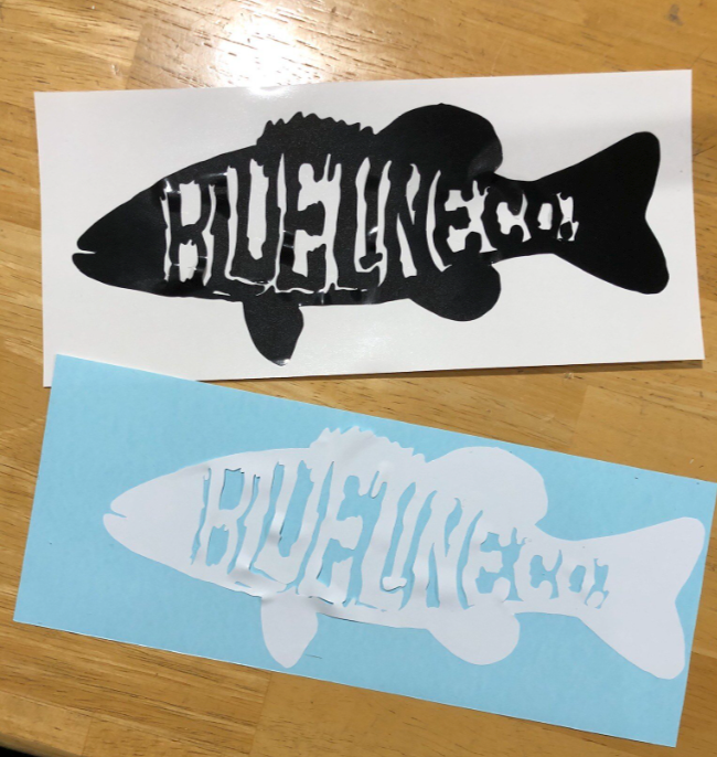 Bass Logo Sticker Black, White, or Colored