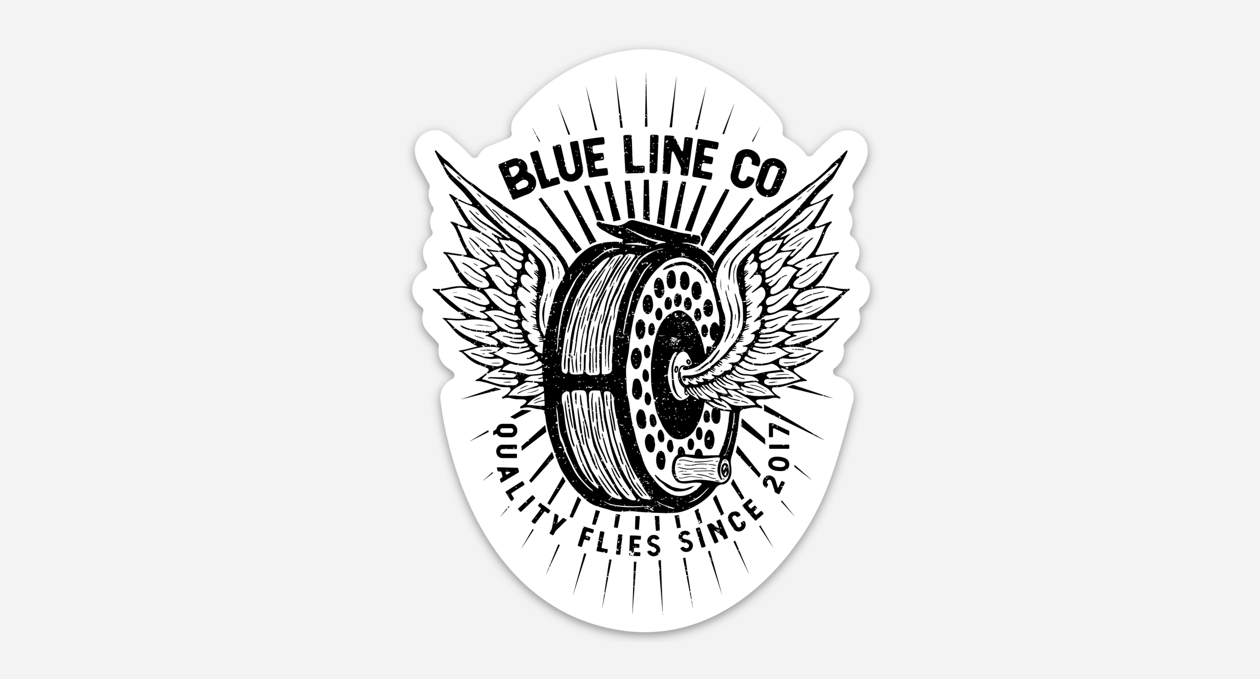 Fly Reel Sticker – BlueLineCo