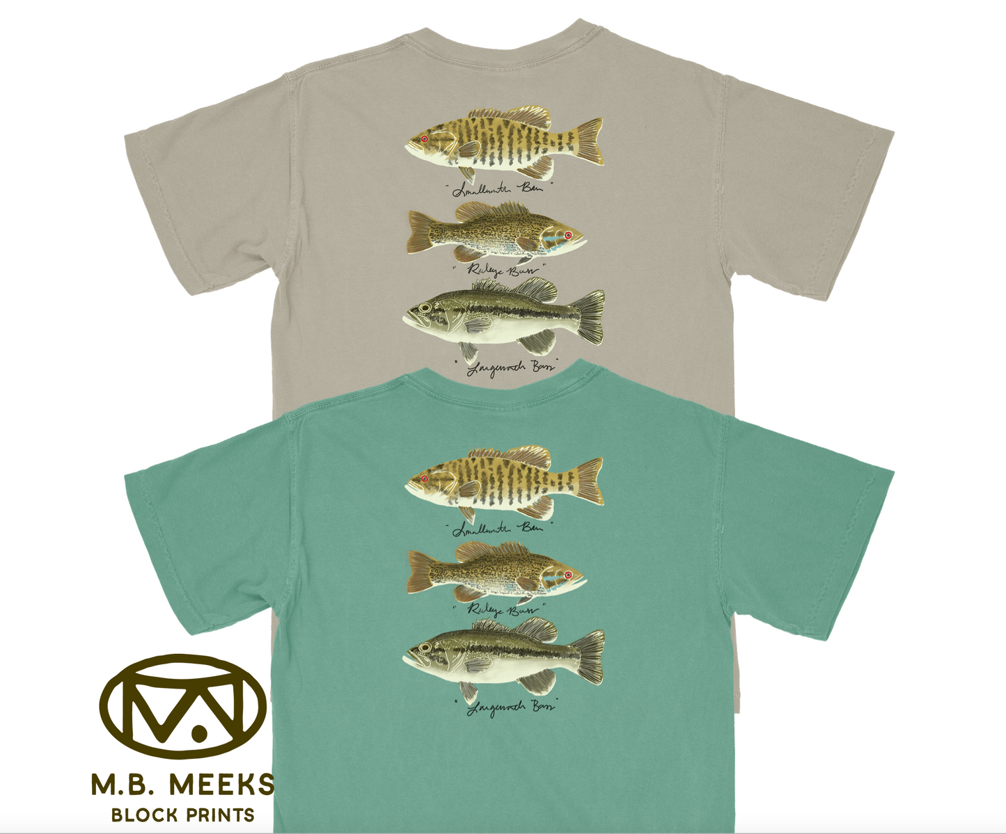 MB Meeks Block Prints Bass Shirt
