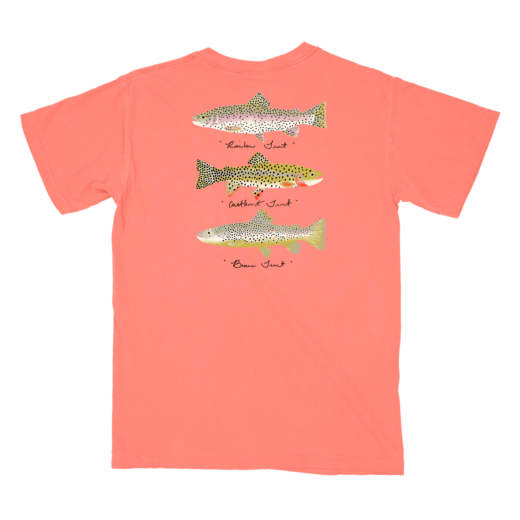 MB Meeks Block Prints Trout Shirt BlueLineCo.